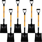 6PACK Ashmanonline Square Shovel 41 Inches Long Grip With Durable Handle. Fixed Price $149.99.