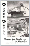 Saint Cloud Vintage Minnesota Postcard St. Wagon Wheel Steak House 1951. Fixed Price $8.99.