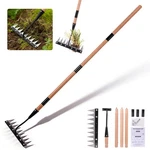 Gardenia Iron Weeding Rake With Handle 3.0,HEAVY Duty For Gardening.... Fixed Price $44.00.