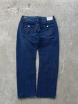 True Religion Geno Big Flap Relaxed Slim Jeans Mens 36X30 Dark Wash Blue Denim. Fixed Price $81.44.