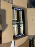 Lawn Leveling Rake With Aluminum Rollers, Stainless Steel 17"X10" Jouzya FR1. Fixed Price $70.00.