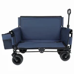 3IN1 Folding Wagon Cart 500LBS Heavy-duty 180L Capacity All-terrain Wheels Blue. Fixed Price $185.00.