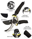 Professional Bypass Pruning Shears With Shock Absorbent Spring Safety Lock New. Fixed Price $18.95.