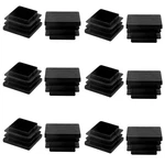 Kyuionty 12 Pack 1-1/4 Square Plastic Plug, Insert Inch, Black. Fixed Price $9.11.