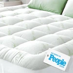 Niagara Ultra Soft Queen Size Mattress Topper - Viscose Made From Bamboo Pillow. Fixed Price $76.99.