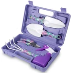 Gardening TOOLS,5 Pieces With Floral Print, Ergonomic Handle Tro.... Fixed Price $26.49.