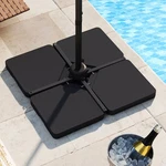 Costway Offset Umbrella Base With 4 Square Hdpe Plate & Connection. Fixed Price $62.99.