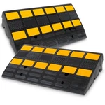 Pyle PCRBDR44 Car Vehicle 2PC Heavy Duty Rubber Threshold Curbside Driveway Ramp. Fixed Price $152.49.