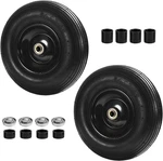 (2-PACK) 4.00-6 Wheelbarrow Tires, 13 Inch Pneumatic And With 5/8". Fixed Price $61.91.