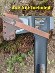 Fiskars X25 Splitting Hatchet Buffalo Leather Sheath Mask (axe Not Included). Fixed Price $28.50.