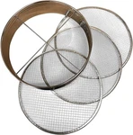 4PC Soil Sieve Set, 12" Diameter - Stainless Steel Frame Three.... Fixed Price $42.09.