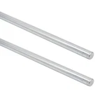 Ar-pro (2-PACK) 1/2 Zinc Plated Steel Rods Designed , Silver. Fixed Price $47.13.