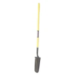 Westward 14 Ga Drain Spade Shovel, Steel Blade, 46-3/4 Yellow Fiberglass. Fixed Price $37.79.