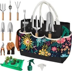 22PCS Gardening Tools Set For Women Heavy Duty Hand Kit Black. Fixed Price $42.60.