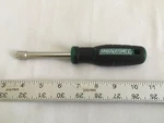 (1) New Masterforce 9MM Nut Driver MF30083 Cr-v Steel Comfort Grip Handle. Fixed Price $15.90.