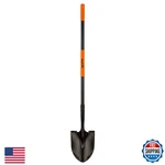 Agropro Heavy Duty Shovel, 58 Inches, Black, High Carbon Steel, Fiberglass Handl. Fixed Price $60.71.