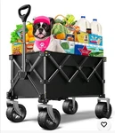 Gvdv Collapsible Wagon Cart, Portable Utility For Camping, Beach, Picnic,. Fixed Price $50.00.
