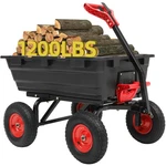 Garden Dump Cart 7 Cu.ft Heavy Duty Utility Wagon Autodaya 1200LBS. Fixed Price $369.99.