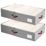 Criusia Storage Bins With Clear Pvc Lids 2 Pack Large Or.... Fixed Price $30.64.