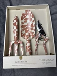 Threshold Aluminum Pruner, Cultivator & Trowel Gardening 3 Piece Gift Set, New,. Fixed Price $16.99.