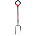 Radius Garden Pro Lite Digging Fork Carbon Steel 4TINE Heavyduty Tool Red. Fixed Price $43.08.