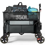 Timber Ridge 350L Extra Large Collapsible Folding Wagon Carts Brake Heavy Duty. Fixed Price $112.05.