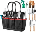 9PCS Tool Set Stainless Steel Heavy Duty Gardening Gifts With Floral Bag. Fixed Price $52.64.