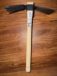 Anvil 14 2 5 Wood Handle Digging Hoe Cultivator Combo. Fixed Price $15.00.