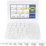 200PCS White Nylon Hole Plug Set (9 Sizes: 1", 7/8", 3/4", 5/8", 1/2", 3/8", .... Fixed Price $14.44.
