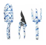 Expert Gardener 3-PIECE Shibori Stylish Gardening Hand Tool Set Pruner Blue. Fixed Price $16.95.