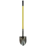 Nupla Round Point Shovel 48IN Fiberglass Handle Steel Blade Heavy Duty Tool Grip. Fixed Price $43.25.