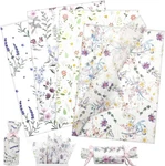 Liapawpaw 60 Sheets Floral Tissue Paper, Vintage Wildflower Gift Wrapping. Fixed Price $16.64.