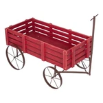 Shine Company Transitional Cedar Wood Decorative Wagon Garden Planter Red. Fixed Price $83.99.
