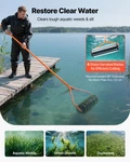 Lake Weed Roller 14.1FT Muck Razer Pond Remover Stainless Steel W/handles. Fixed Price $111.99.