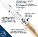 Opinel France NO.08 Garden Folding Knife Beech Wood Handle (133080). Fixed Price $29.90.