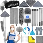 Hlwdflz Microfiber Duster Kit With 30 To 100 Inches 27PCS, Gray. Fixed Price $57.11.