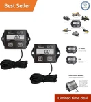Digital Rpm Gauge & Hour Meter For Small Engines - 2 Pack, Waterproof Design. Fixed Price $47.45.