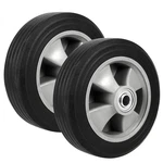 Sehoi 2 Pack 10 Solid Rubber Replacement Wheels, Inch, Black +grey. Fixed Price $34.52.