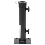 Parasol Base For 1.5"/1.9" Pole Patio Umbrella Stand Matt Black Steel Vidaxl. Fixed Price $46.99.