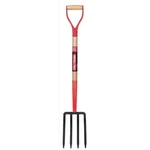 Truper 30293 Spading Fork 4 Tines, Inch Wood & Steel D-handle. Fixed Price $47.28.