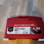 Rotoshovel Automatic Handheld With Auger + Battery Charger & CASE(BOX1). Fixed Price $79.00.