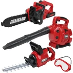 Teganplay Power Garden Tools Set For Kids Battery Operated Toy Leaf Blower Hed. Fixed Price $59.87.