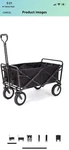 Mac Sports Collapsible Folding Outdoor Utility Wagon - Black. Fixed Price $75.00.