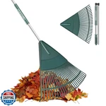 Orientools Garden Leaf Rake, Rakes For Lawns Leaves With 65.7" Foldabl. Fixed Price $41.39.
