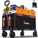 Yacona 1 Wagons Carts Foldable, 360LBS Lightweight With All Terrain. Fixed Price $73.74.