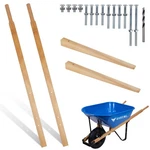 Wheelbarrow Handles Replacement Kit 2 Heavy-duty Wooden Universal.... Fixed Price $120.19.