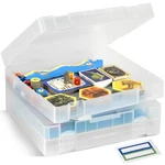 2-PACK Art And Craft Organizers Storage Case Thick Tall Transparent Sta.... Fixed Price $45.96.
