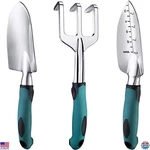 3-PIECE Heavy Duty Garden Tools Set, Cast Aluminum, Non-slip Handles, Durable. Fixed Price $35.75.