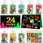 Skrajoi 24 Pack Christmas Scratch Party Favors For Kids - Rainbow. Fixed Price $49.63.