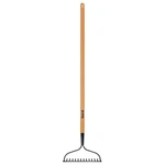 47 In. Wood Handle 14-TINES Garden Bow Rake. Fixed Price $23.37.
